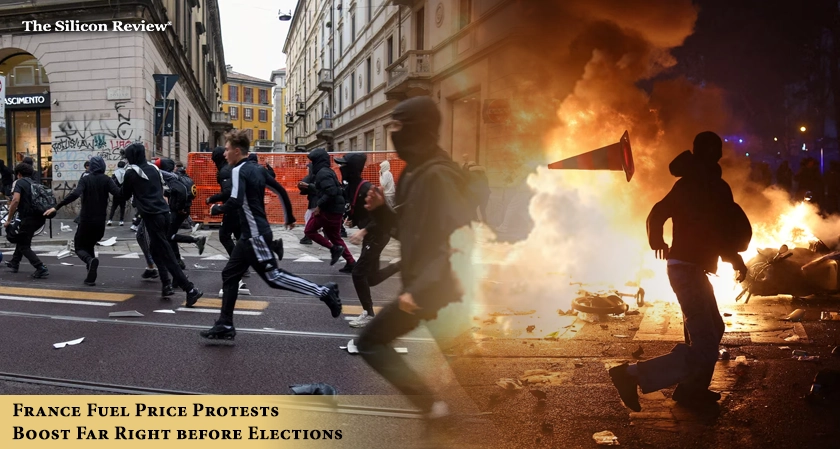 As France Erupts, Europe's Far Right Gains from Fuel-Price Anger Ahead of Elections